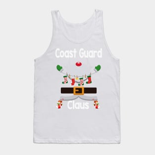 Coast Guard Claus Santa Christmas Costume Pajama Tank Top